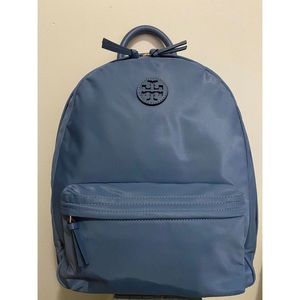 NWT Tory Burch Oceanside blue nylon backpack